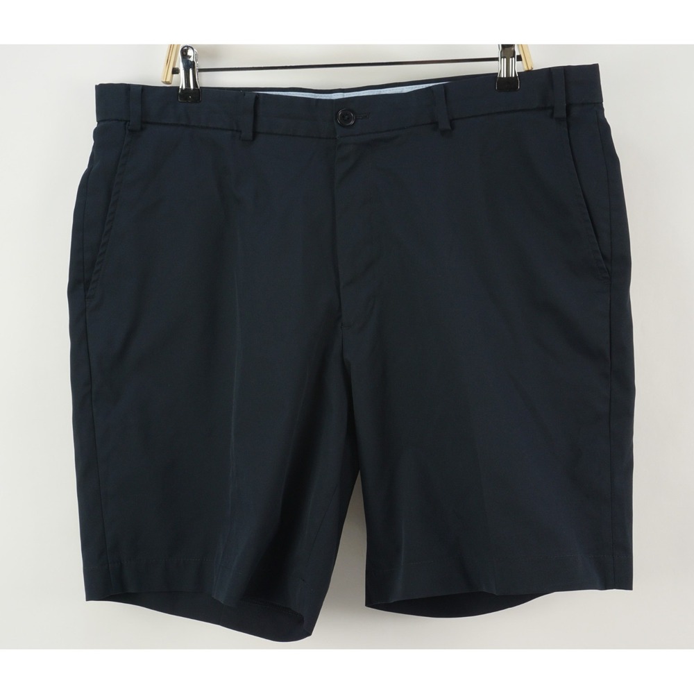 Brooks Brothers Performance Twill Golf Chino Shorts Men's‎ 40 x 8.5" Navy Blue